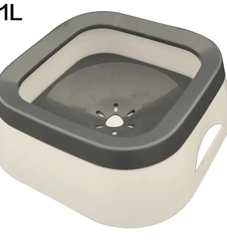 1.5L Dog ABS Plastic Drinking Water Floating Bowl Non-Wetting Mouth Cat Bowl without Spill Drinking Water Dispenser Dog Bowl