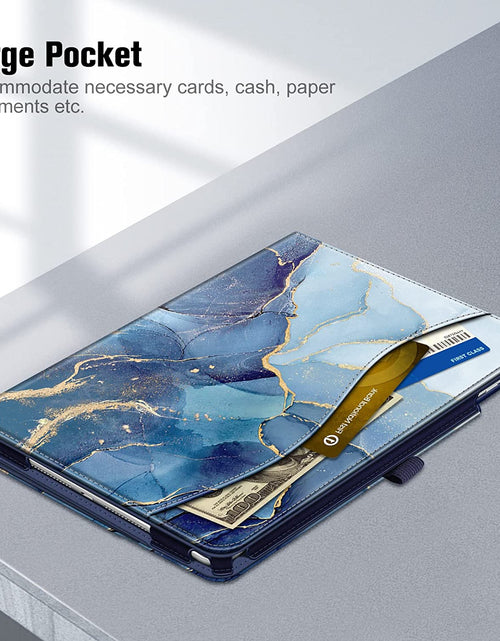 Load image into Gallery viewer, Case for Ipad 9Th / 8Th / 7Th Generation (2021/2020/2019) 10.2 Inch - [Corner Protection] Multi-Angle Viewing Stand Cover with Pocket &amp; Pencil Holder, Auto Wake Sleep, Ocean Marble
