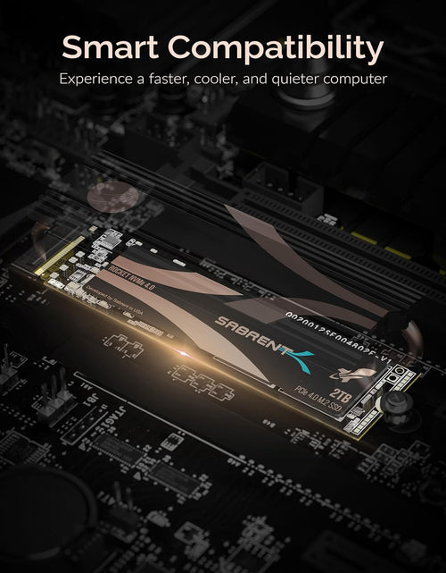 Load image into Gallery viewer, 2TB Rocket Nvme Pcie 4.0 M.2 2280 Internal SSD Maximum Performance Solid State Drive (Latest Version) (Sb-Rocket-Nvme4-2Tb).
