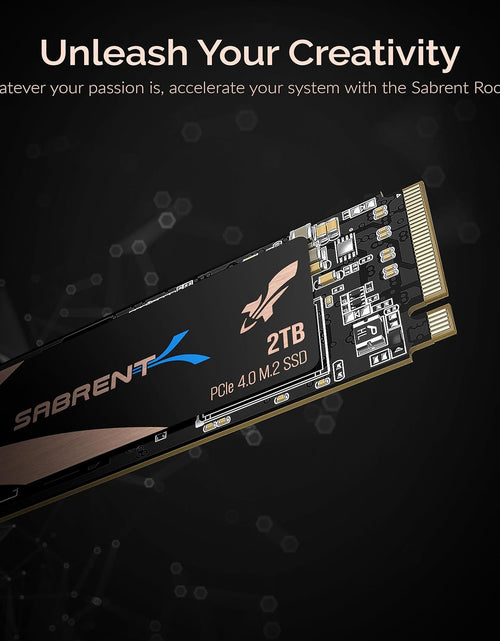 Load image into Gallery viewer, 2TB Rocket Nvme Pcie 4.0 M.2 2280 Internal SSD Maximum Performance Solid State Drive (Latest Version) (Sb-Rocket-Nvme4-2Tb).
