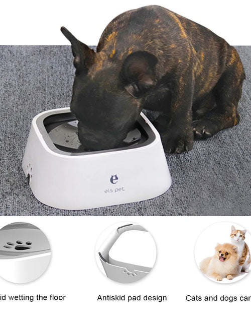 Load image into Gallery viewer, 1.5L Dog ABS Plastic Drinking Water Floating Bowl Non-Wetting Mouth Cat Bowl without Spill Drinking Water Dispenser Dog Bowl
