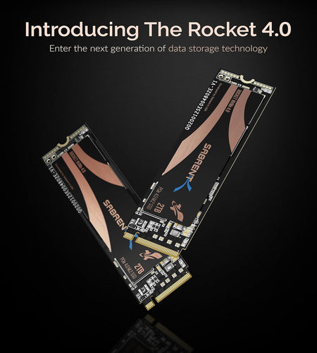 2TB Rocket Nvme Pcie 4.0 M.2 2280 Internal SSD Maximum Performance Solid State Drive (Latest Version) (Sb-Rocket-Nvme4-2Tb).