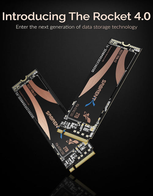 Load image into Gallery viewer, 2TB Rocket Nvme Pcie 4.0 M.2 2280 Internal SSD Maximum Performance Solid State Drive (Latest Version) (Sb-Rocket-Nvme4-2Tb).

